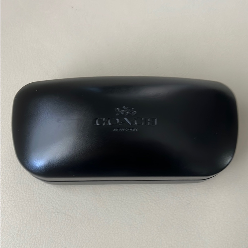 1-New COACH New York sunglasses case,cleansing cloth is still sealed and intact.